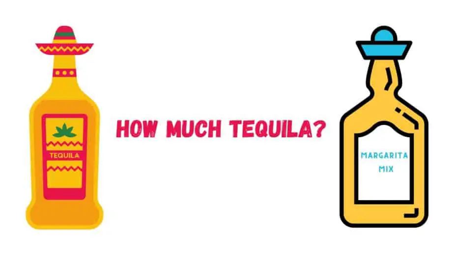 How much tequila in margarita mix. Margarita mix tequila ratio